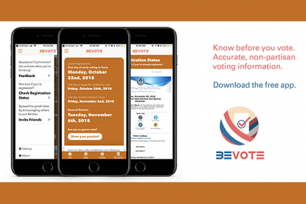 Voting App “BeVote” Programmed by UT Students
